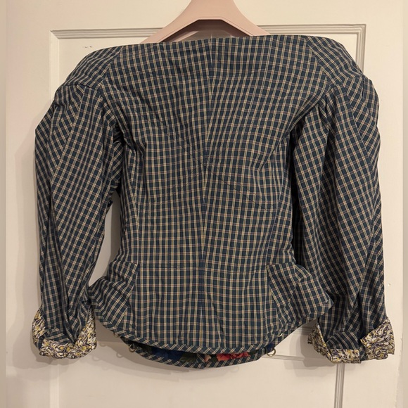 Vivienne Westwood Plaid Corset Blouse - Picture 2 of 12